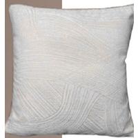 Díszpárna Kymatista 43/43 - bézs/fehér, textil (43/43cm)