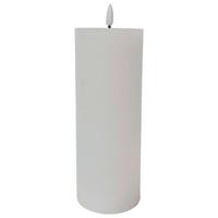 Kerze mit LED Mandy in Weiss - Weiss (7,5/17,5cm) - Premium Living