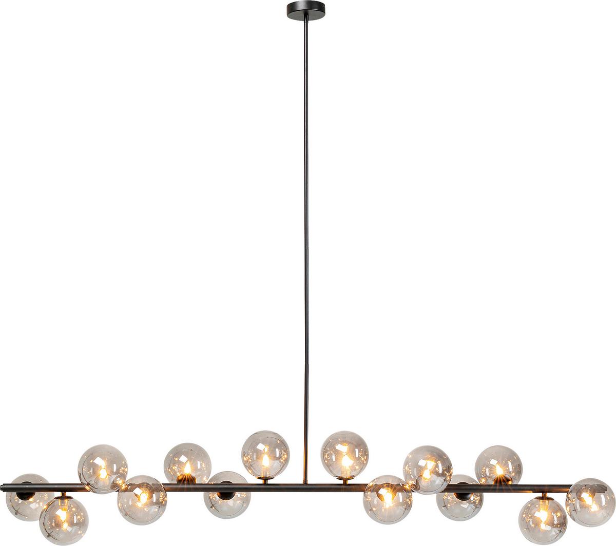 LAMPA WISZĄCA 52511 SCALA BALLS - czarny/szary, Design, metal/szkło (150/140/27cm) - Kare-Design