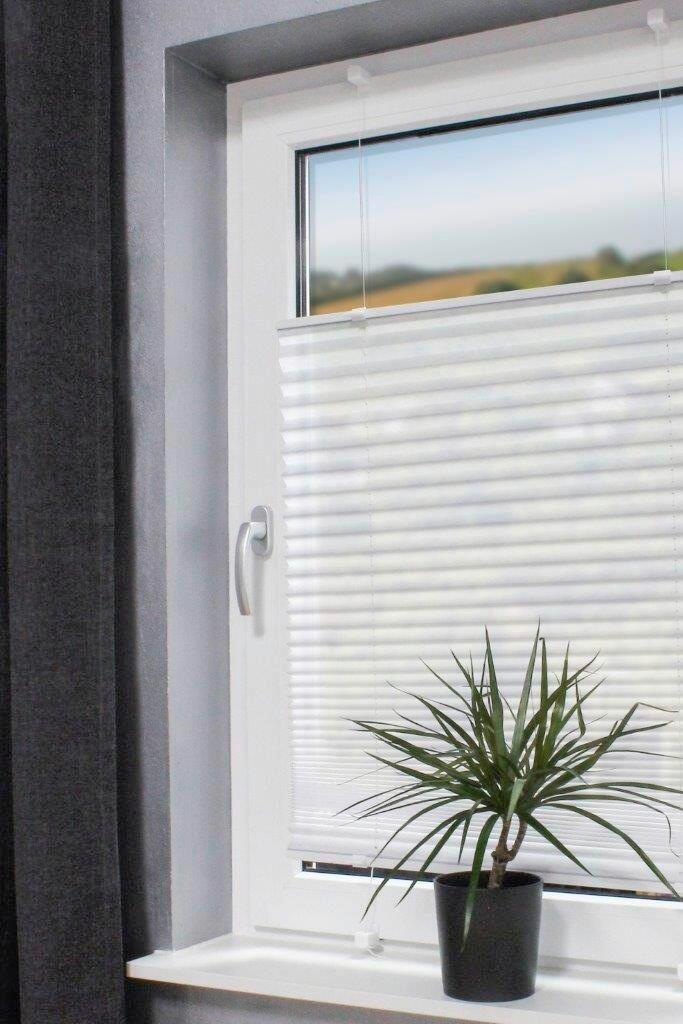 ROLETA PLISOWANA 67523-005 PLISSEE BASE - biały, Basics, tkanina (60/130cm) - Boxxx