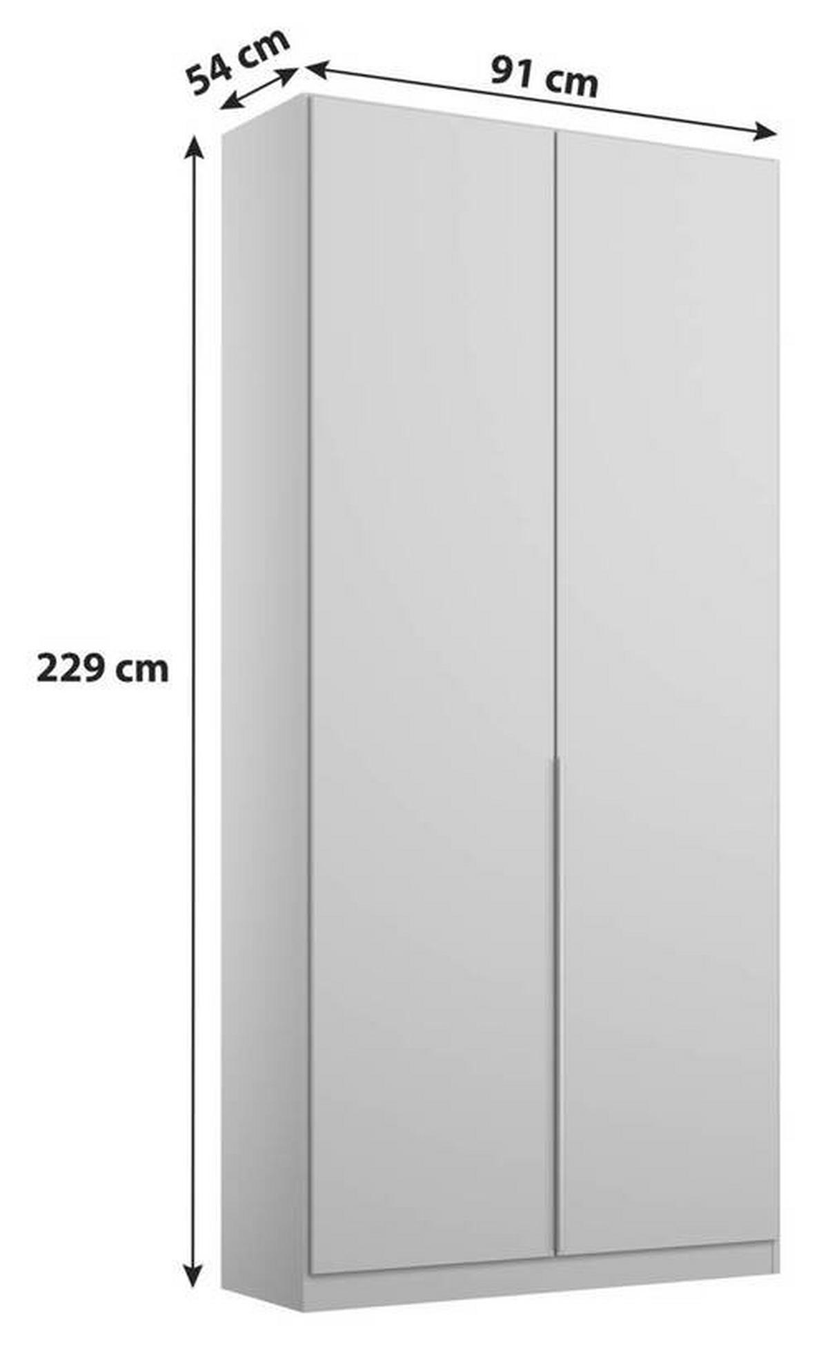 DULAP USI ROTATIVE ALABAMA - stejar Sonoma, Modern, material pe bază de lemn (91/229/54cm) - Modern Living