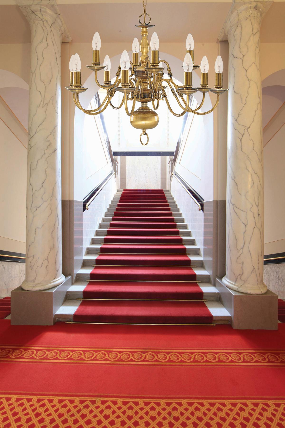 Csillár Flemish 1019-8ab - sárgarézszínű, Design, fém (62/120cm)