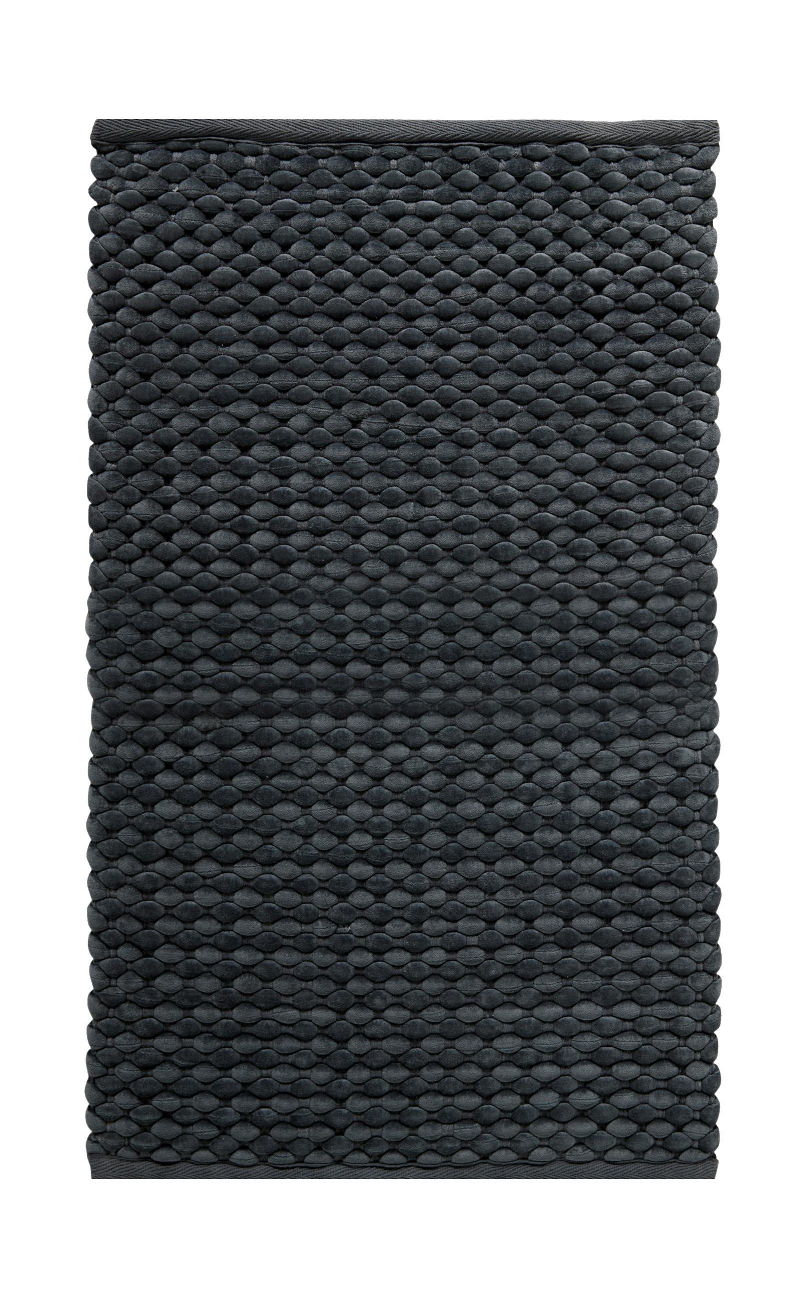 DYWANIK ŁAZIENKOWY MAKS - antracytowy, Basics, tkanina (60/100cm) - Aquanova