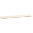 Munkalap Multiforte - fehér, modern, fa (243/3,8/60cm)