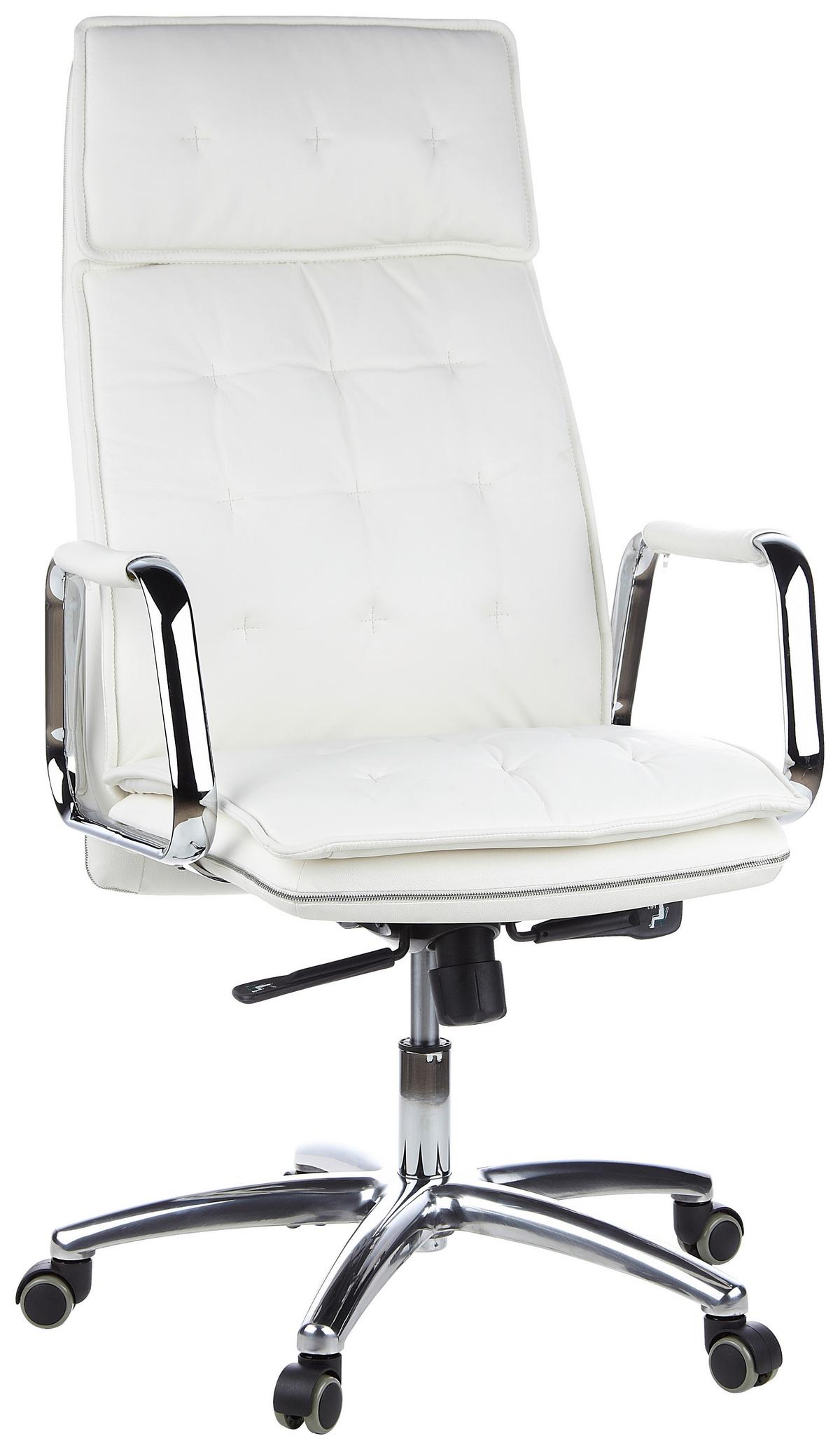 Pisarniški Stol Villa 20, Krem Barva - krem barve, Basics, kovina/umetna masa (60/130/48cm) - MID.YOU