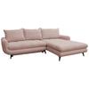 Coltar WAVE - roz, Modern, lemn/metal (266/189cm) - Modern Living