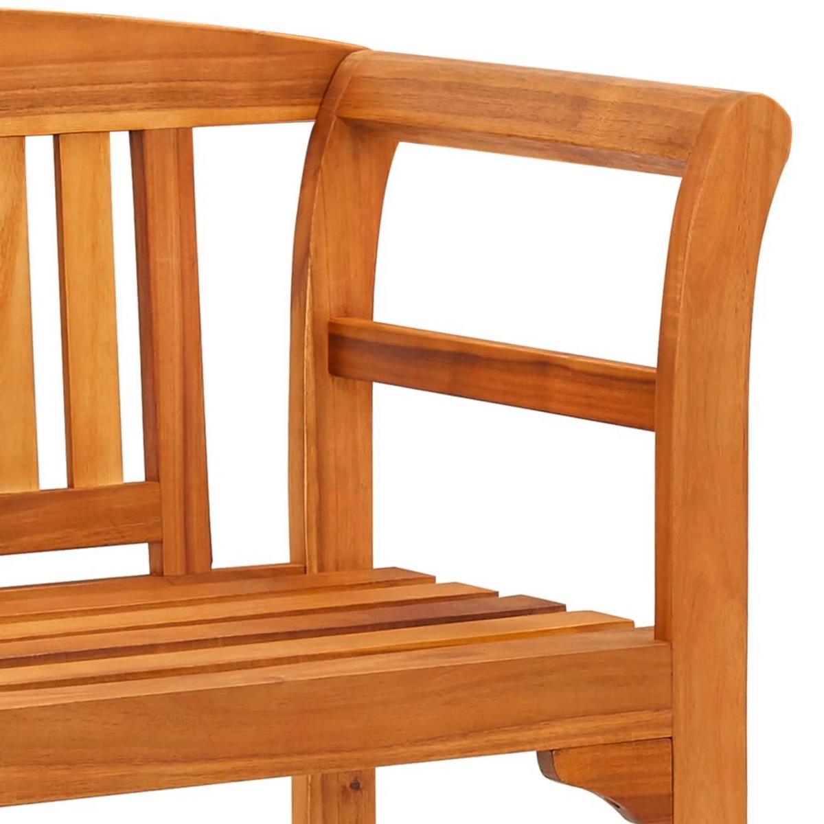 Vrtna Klop Batam - barve akacije, Basics, les (130/50/80cm) - Acamp