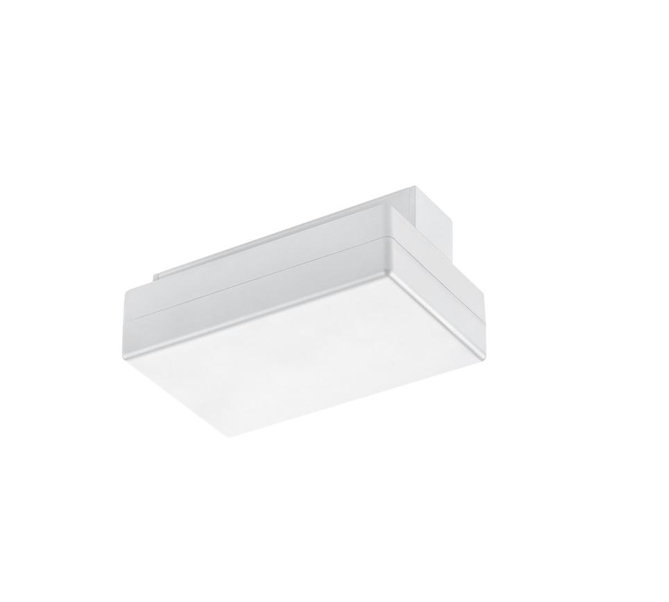 Schienensystem-Einspeiser Duoline Weiß - Weiß, Basics, Kunststoff (13,5/8/5,2cm) - Trio Leuchten