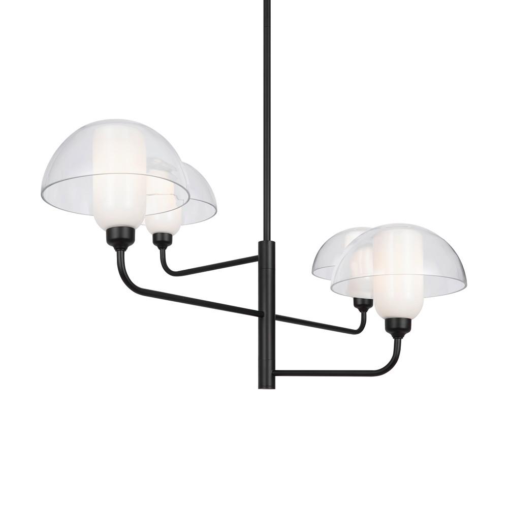 PENDELLEUCHTE MEMORY - Schwarz, Modern, Glas/Metall (90,6/76/57,5cm) - MAYTONI