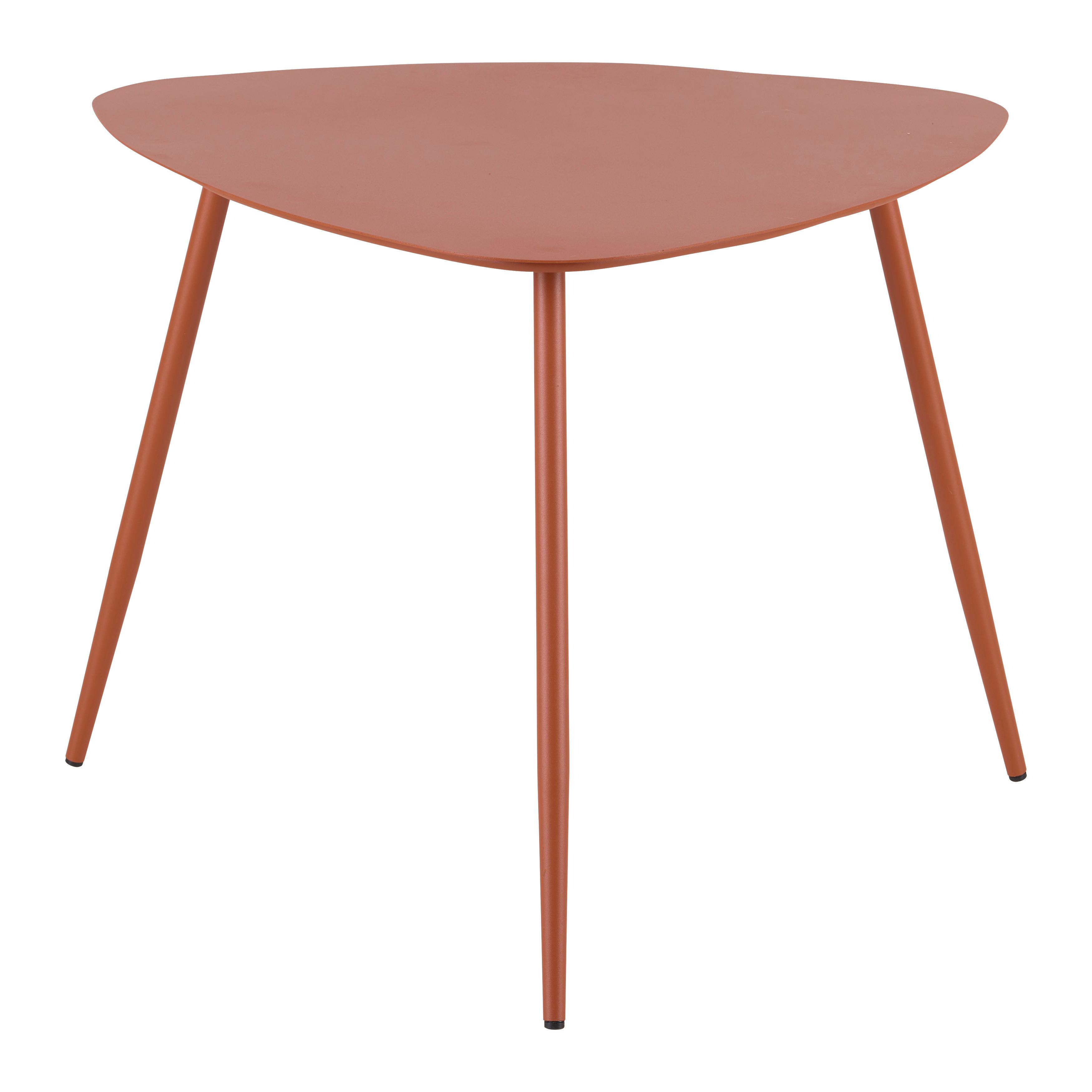 SOFFBORD FINE - orange, Modern, metall (57,5/56/45,5cm) - Mömax