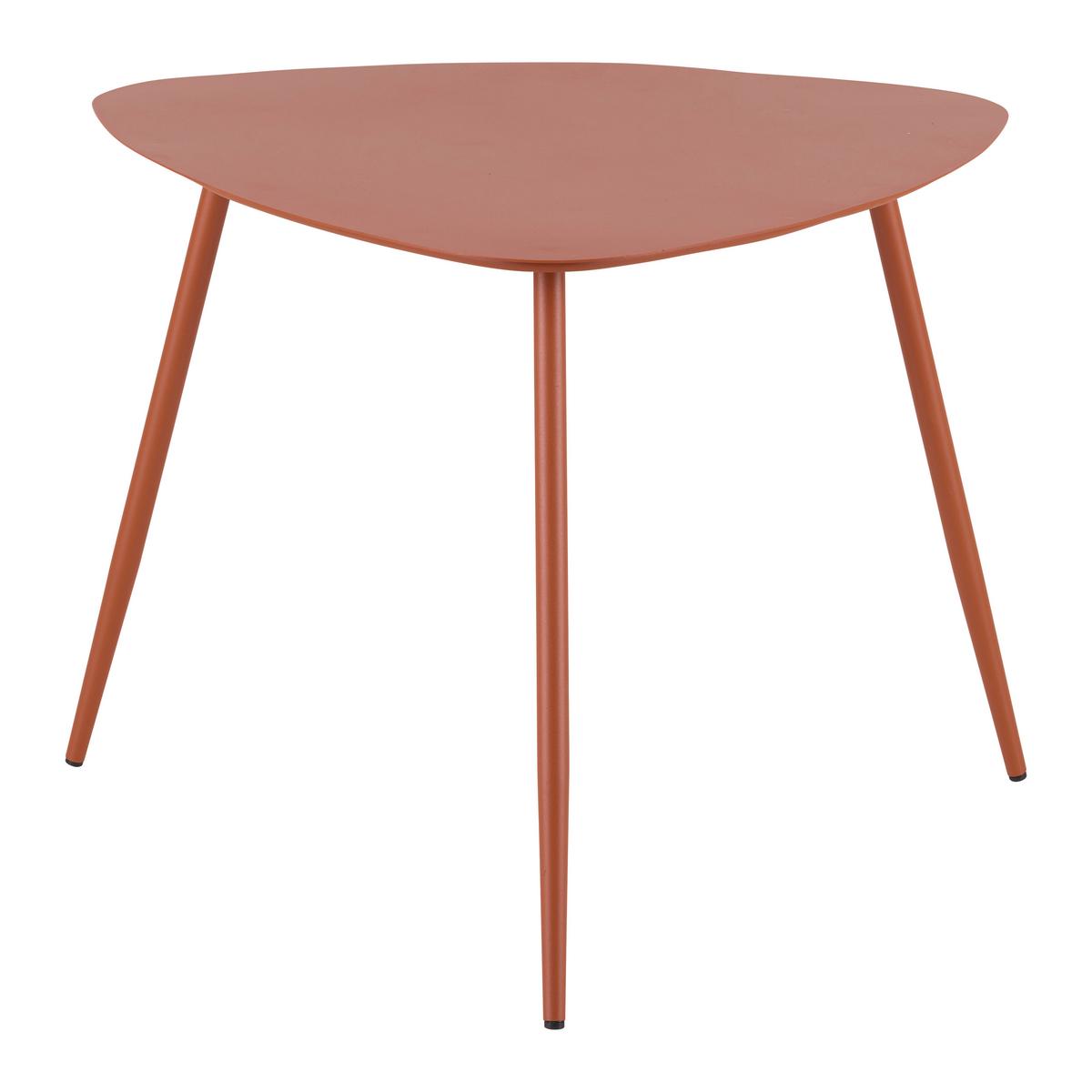 Dohányzóasztal Fine - narancs, Modern, fém (56/45,5/57,5cm) - Mömax