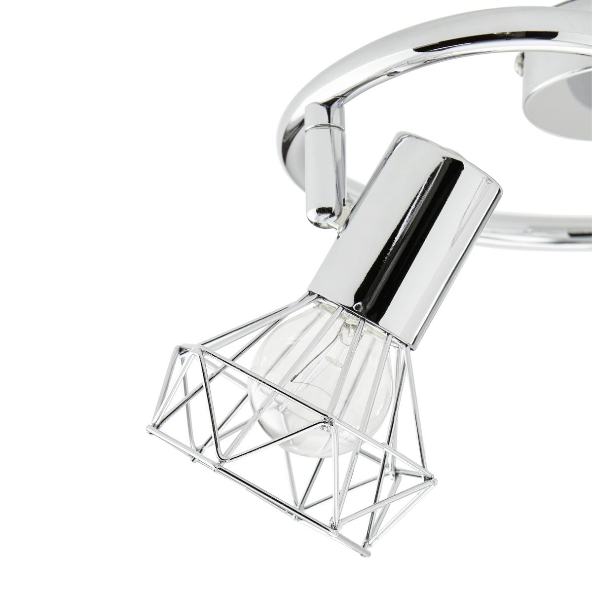 Reflektor Klausi, Kromirano, 3 X 40 W - Moderno, kovina (25/15cm) - Mömax