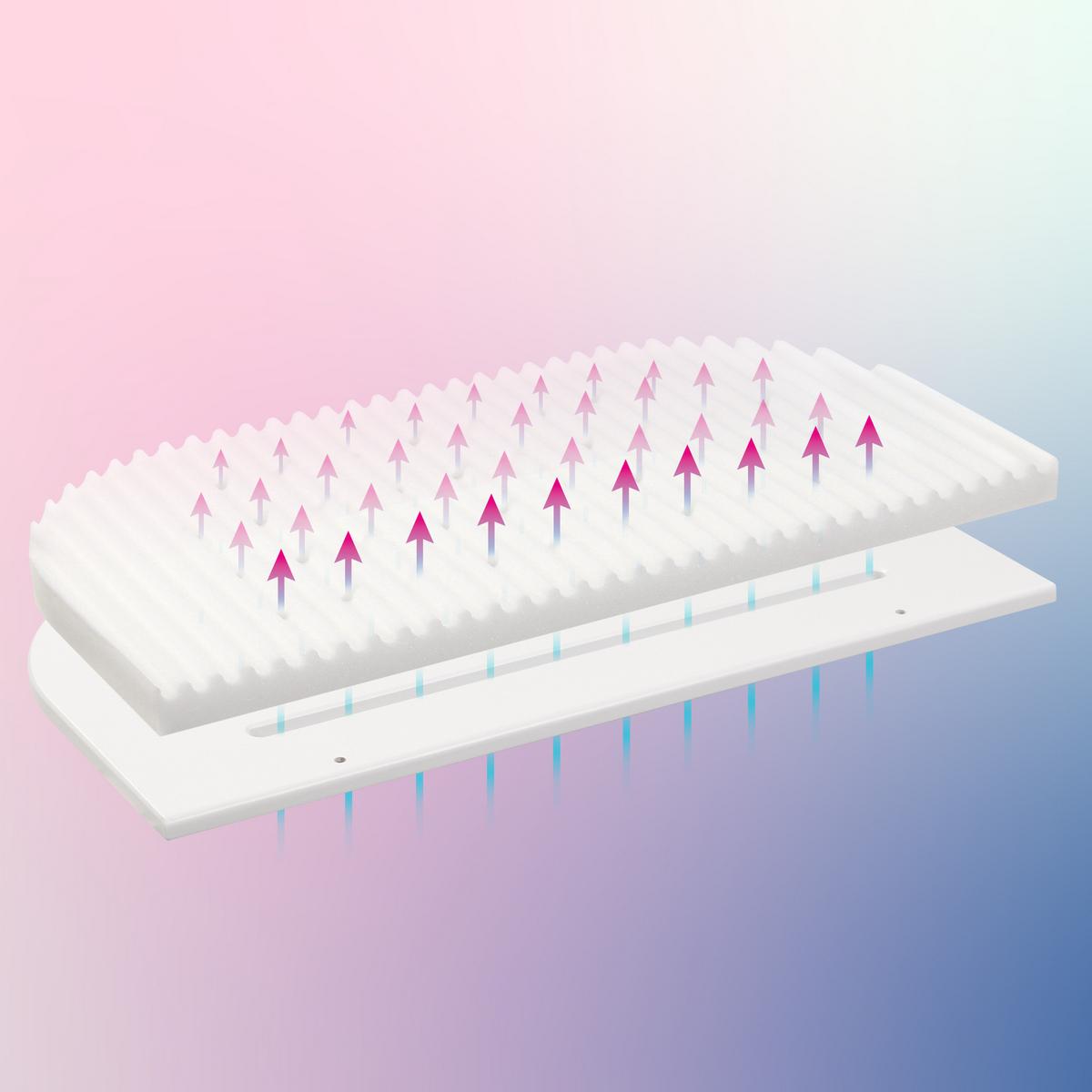 MATERAC DO ŁÓŻKA DOSTAWNEGO 160538 - biały, Basics, tkanina (89/49,50cm) - Babybay