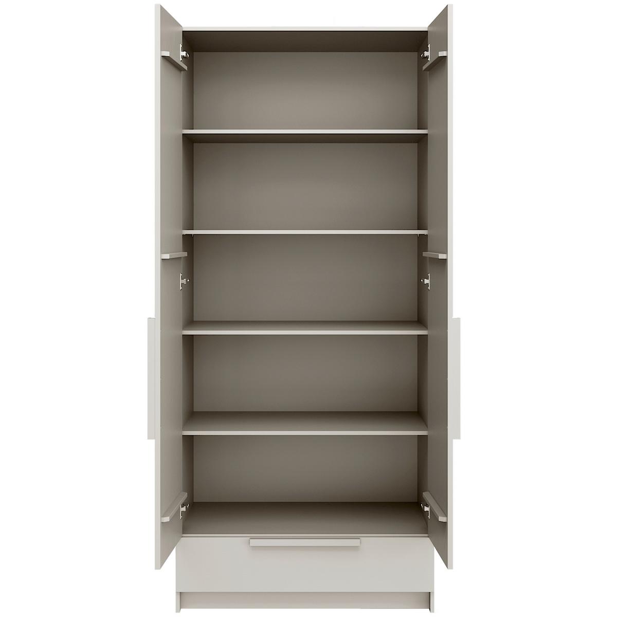 Einlegebodenset Pure 3-tlg. Hellgrau - Hellgrau, Design, Holz (92/1,5/53cm) - Livetastic