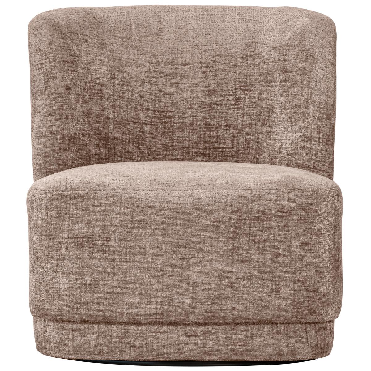 Cocktailsessel Atty Sandfarben - Sandfarben/Schwarz, Design, Kunststoff/Textil (74/75/65cm) - Livetastic