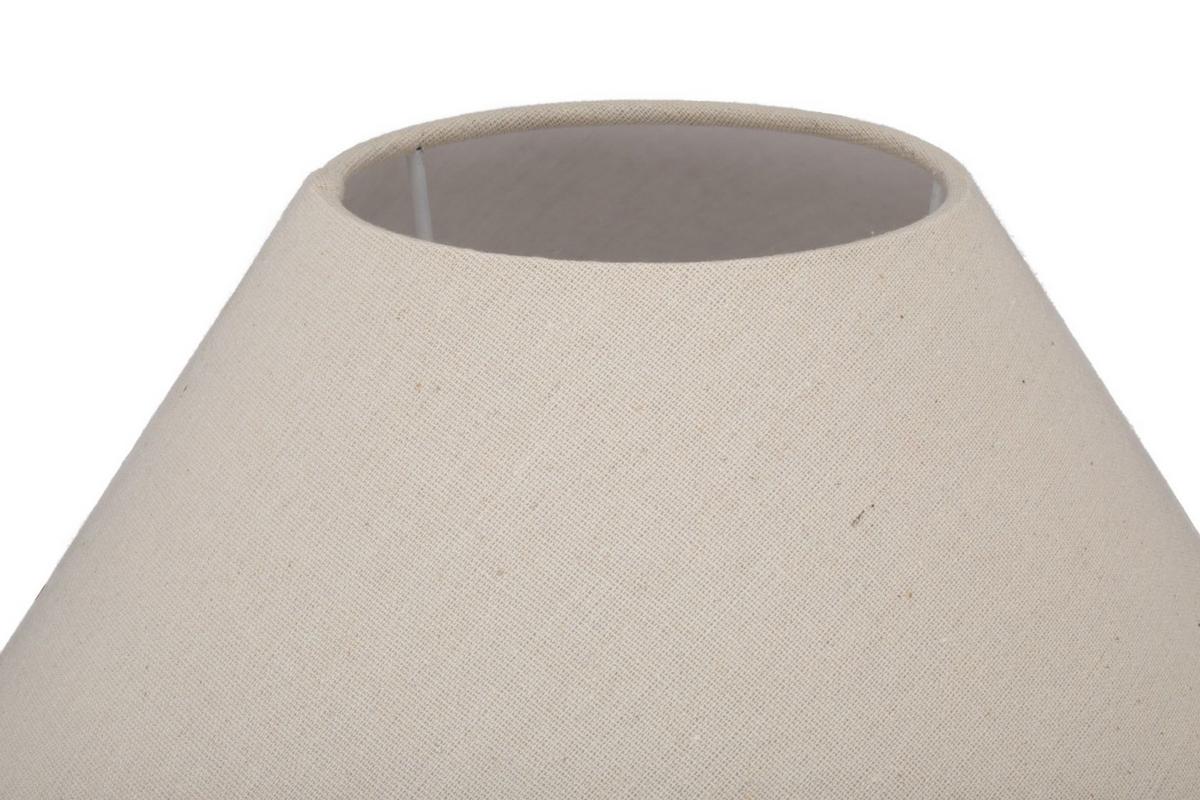 LAMPA STOŁOWA PARMA *SBM* - beżowy/czarny, Lifestyle, metal/tkanina (40/48cm) - Marama