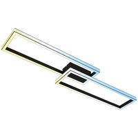 LAMPA SUFITOWA LED 3761015 - czarny, Design, tworzywo sztuczne/metal (119,5/27,5/10cm)