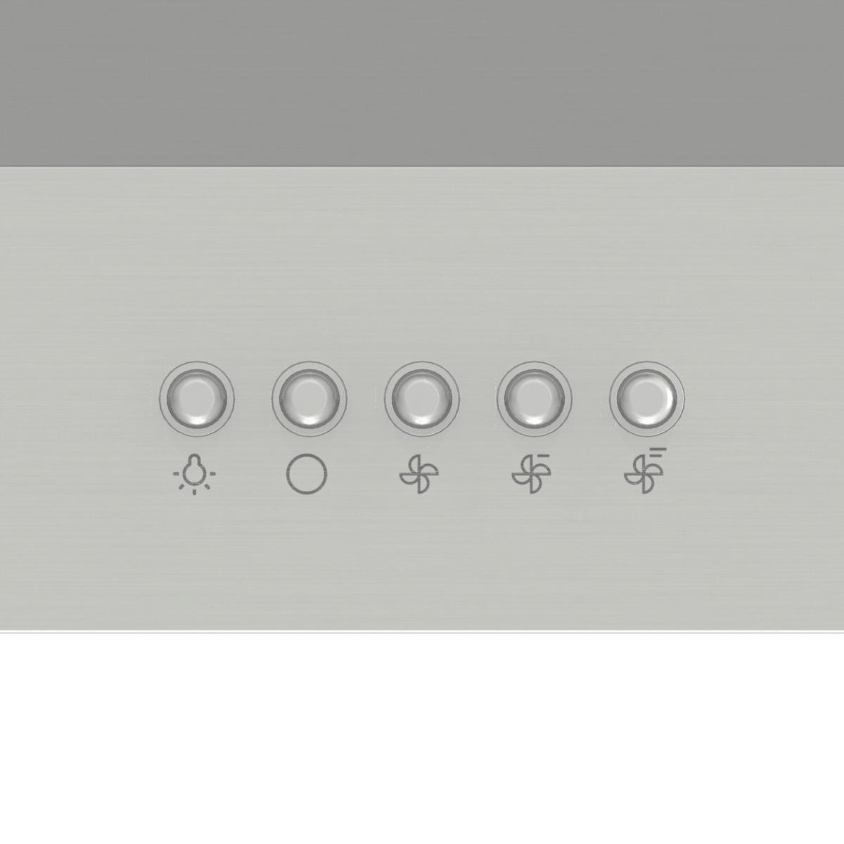 OKAP KUCHENNY WHU 629 ES/S - kolor stalowy, Basics, tworzywo sztuczne/metal (59,6/12,5/46,8cm) - Gorenje