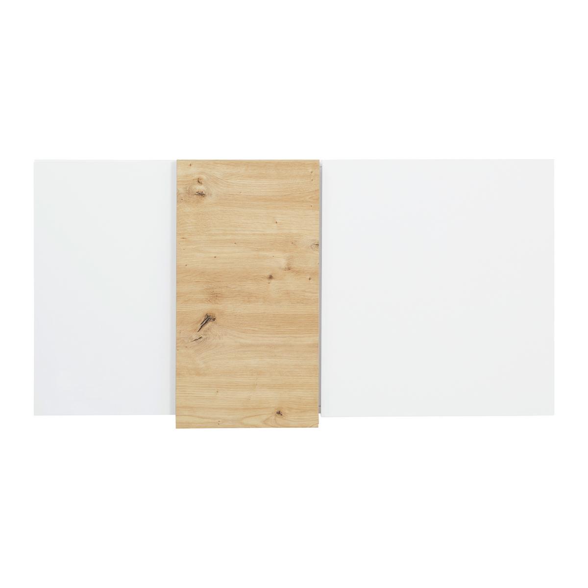 Hängeelement Positano in Eichefarben/Weiß - Weiß Hochglanz/Eiche Artisan, MODERN, Holzwerkstoff (110/57/32cm) - Mömax