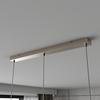 HÄNGLAMPA STAB - bärnstensfärgad/champagne, Modern, metall/glas (81/20/150cm)