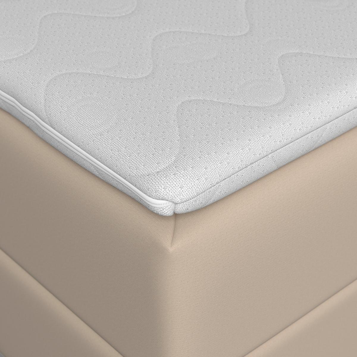 Box Krevet Roma - bež/crna, Moderno, drvo/tekstil (180/200cm) - Bessagi Home