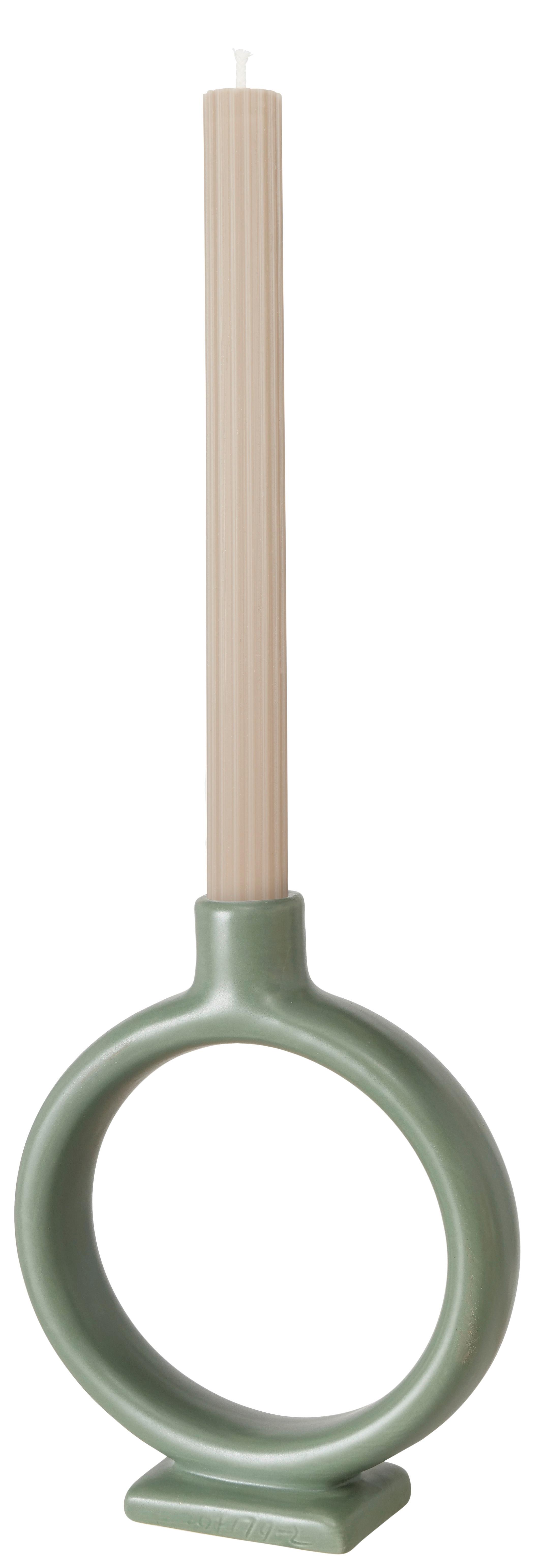 Gyertyatartó Valongo I - világoszöld, Lifestyle, kerámia (16/19/5cm) - Modern Living