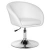 Naslanjač Relaxsessel - barve kroma/bela, Moderno, kovina/tekstil (62/84/55cm) - MID.YOU