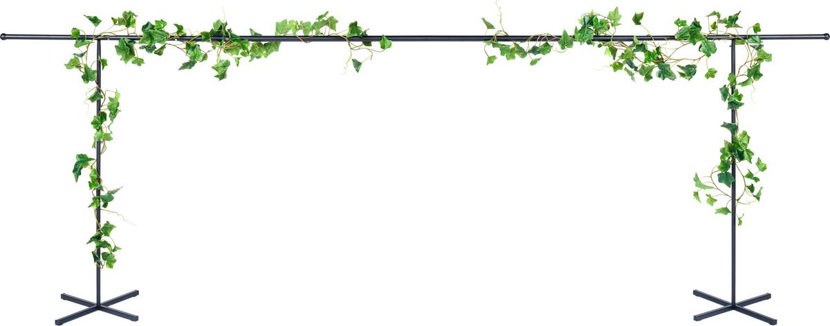 Ogrodje Za Dekoracijo Mize Brook - črna, Basics, kovina (250/90/35cm) - Modern Living