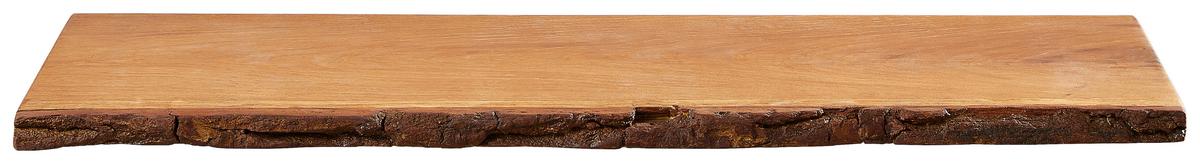 PÓŁKA ŚCIENNA WOODY - kolor dębowy, Basics, drewno (80/2,5/23cm) - Landscape