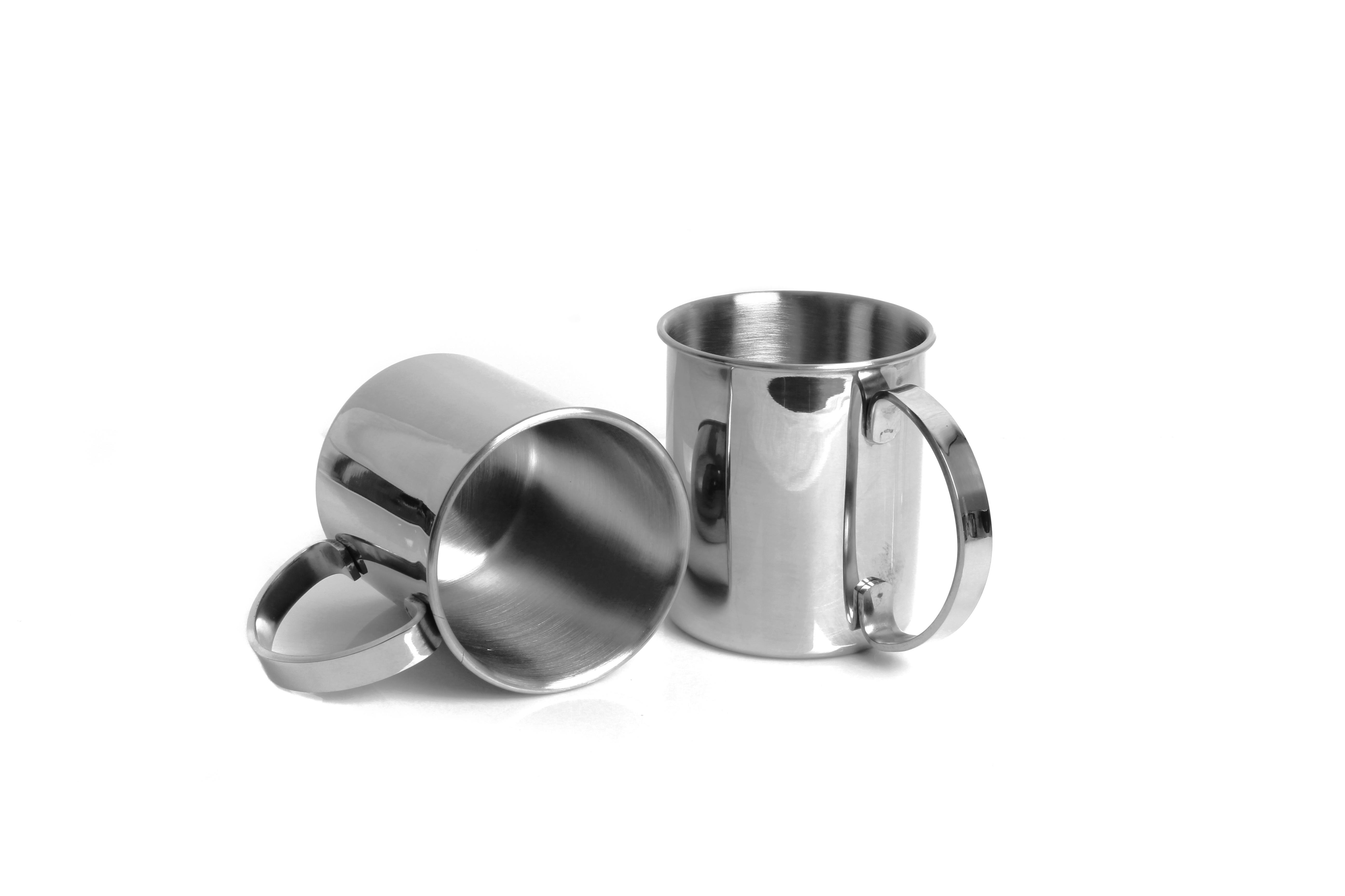 Set Lončkov Echtwerk, Srebrna, 2 Kos - srebrne barve, Basics, kovina (16,2/11,4/11,3cm) - Echtwerk