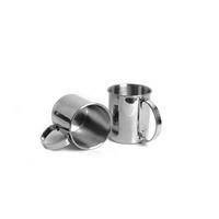 Set Lončkov Echtwerk, Srebrna, 2 Kos - srebrne barve, Basics, kovina (16,2/11,4/11,3cm) - Echtwerk