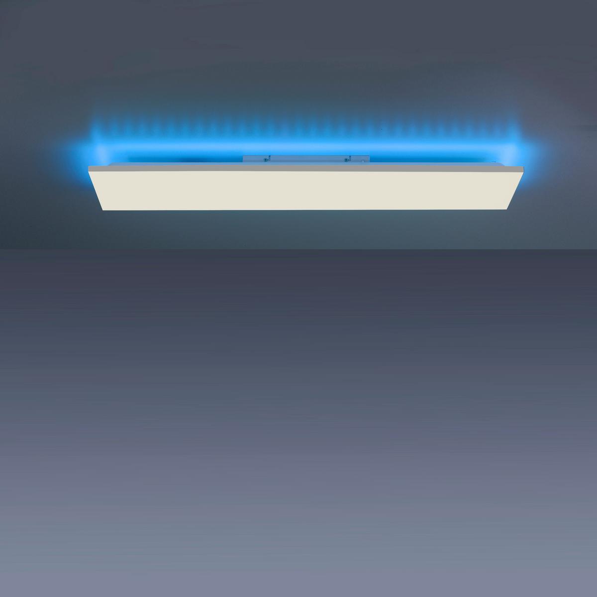 Deckenleuchte Gustav max. 35 Watt - Weiß, Design, Kunststoff/Metall (100/25/6,2cm)