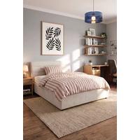 Polsterbett Sienna Beige ca. 120x200cm - Beige/Schwarz, LIFESTYLE, Holz/Kunststoff (120/200cm) - Based