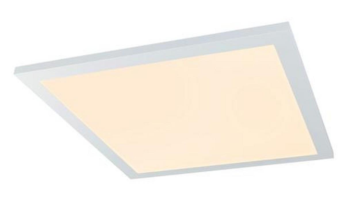 LED-Deckenleuchte Rosi max. 30 Watt - Weiß, Kunststoff/Metall (45/45/4,5cm)