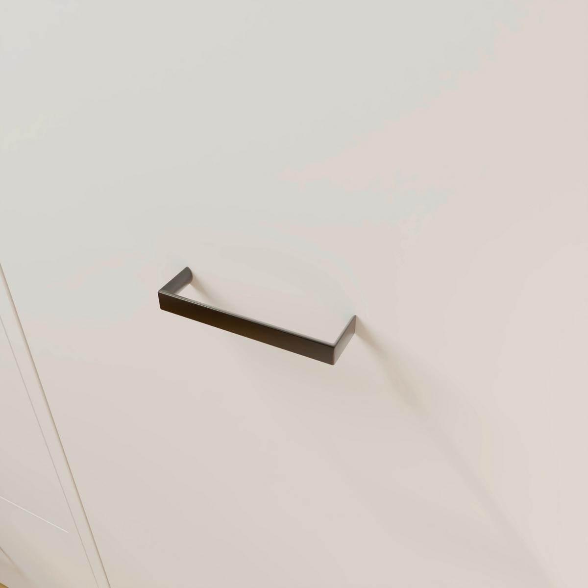 Aufsatzschrank Kivo Weiß - Schwarz/Weiß, MODERN, Holzwerkstoff/Kunststoff (45/39,8/52,1cm) - Based