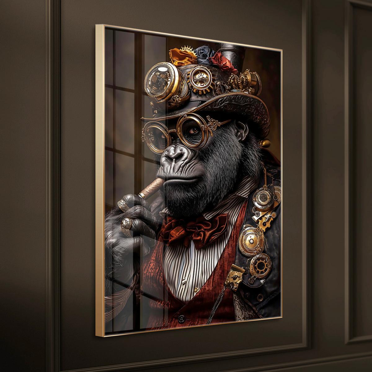 Glasbild Multicolor ca. 80x120cm - Multicolor, Basics, Glas/Holz (80/120cm)