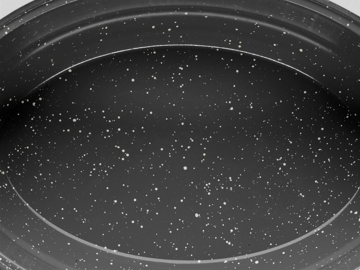 Pekač Oval L - črna, Basics, kovina (25/38cm) - GSW