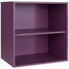 Regal Box - ljubičasta, Moderno, drvni materijal (46/46/25cm) - Modern Living