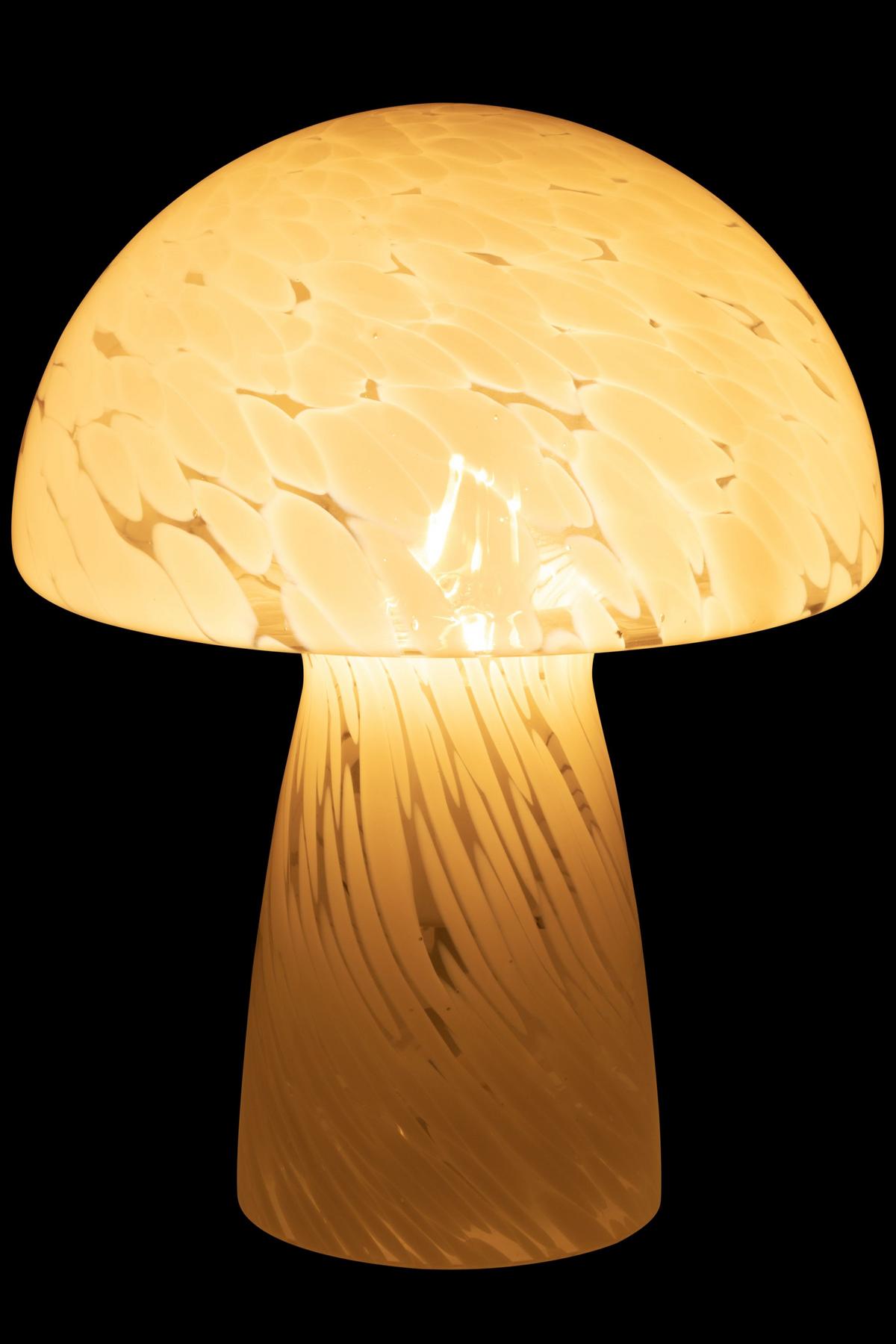 LAMPA STOŁOWA BOISE *SBN* - biały, Konventionell, szkło (21/28cm) - Novel