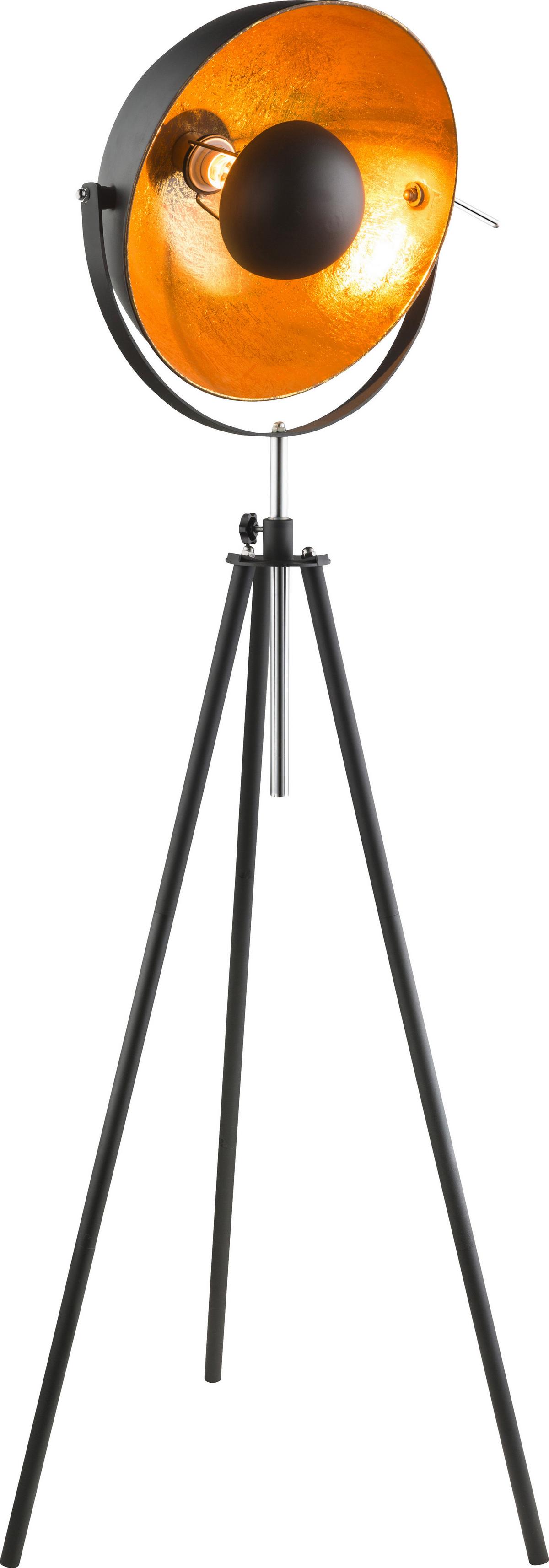 Svjetiljka Podna 58305 Lenn - zlatne boje/crna, Trend, metal (69/179cm) - Globo