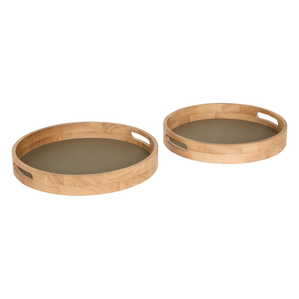 Tavă Decorativă Bomie M Cca. 38 Cm - kaki/culoare natur, Basics, lemn (38/5cm)