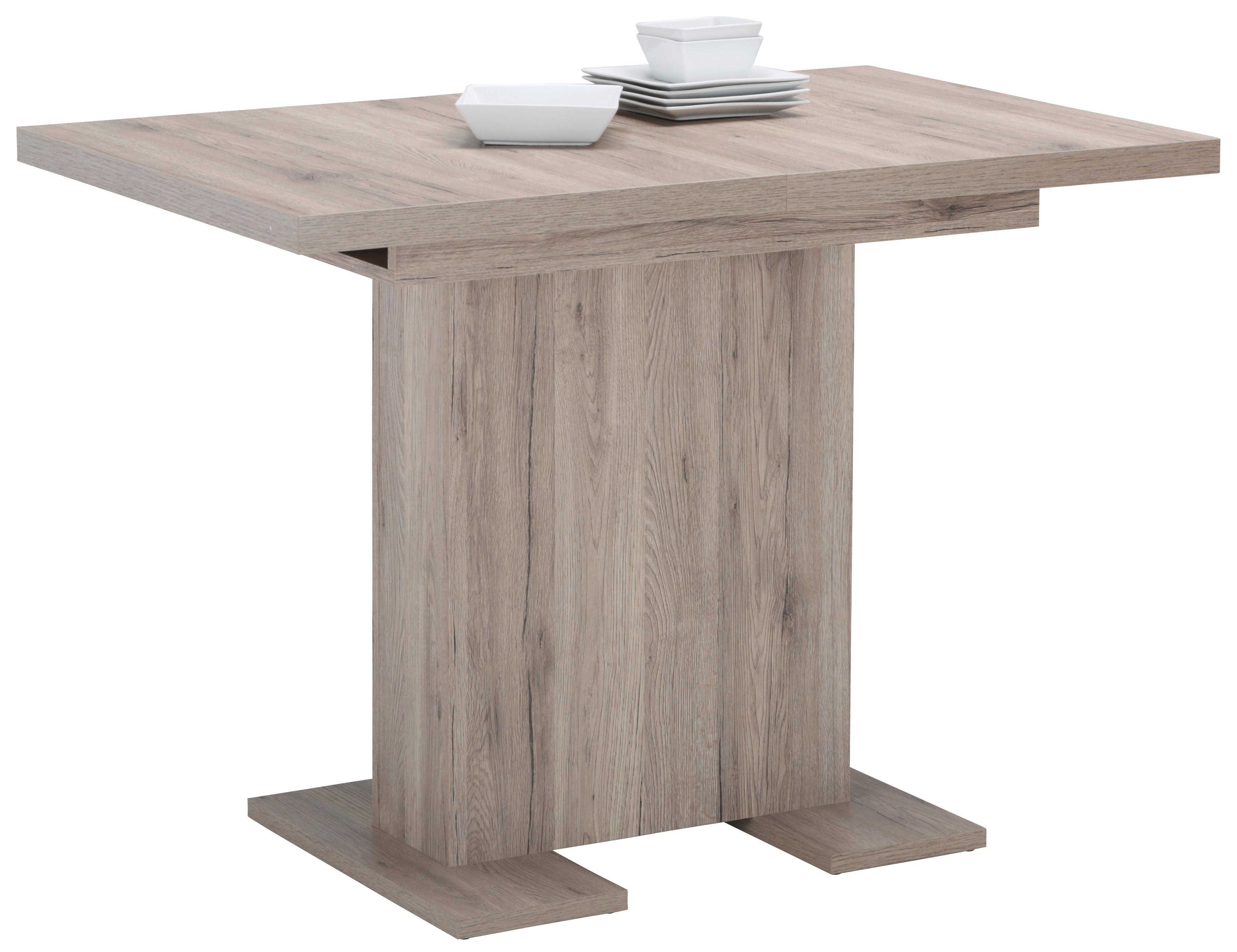 Kihúzható Asztal Klara - tölgyfa, Modern, faalapú anyag (110-150/78/70cm) - Mömax