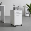 RULLHURTS CAORLE - vit, Klassisk, trämaterial/plast (33/59/38cm) - Mömax