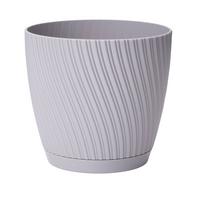 Kaspó Mira Complete Eco 15 - szürke, Konventionell, műanyag (14,8/13,7cm) - Mömax