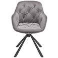 Scaun Cu Brațe Eileen - negru/gri, Lifestyle, lemn/metal (68/86/64cm) - Premium Living Scaun Cu Brațe Eileen - negru/gri, Lifestyle, lemn/metal (68/86/64cm) - Premium Living