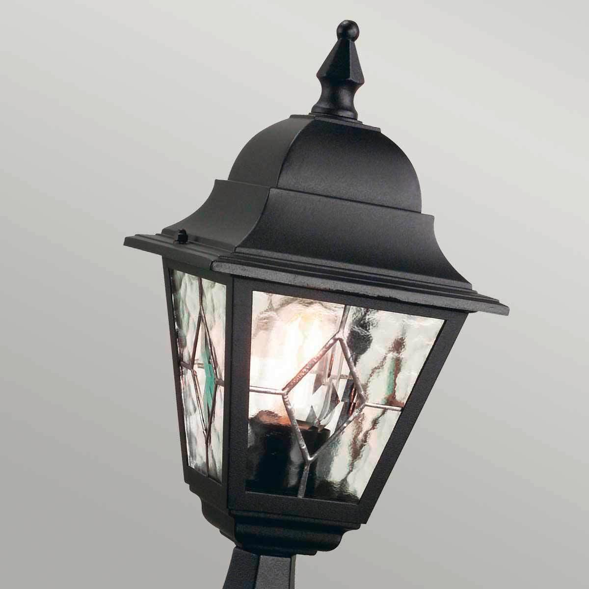 Útjelző Lámpa Nr3-Blk - fekete, Konventionell, üveg/fém (44/18,4/18,4cm) - Elstead Lighting