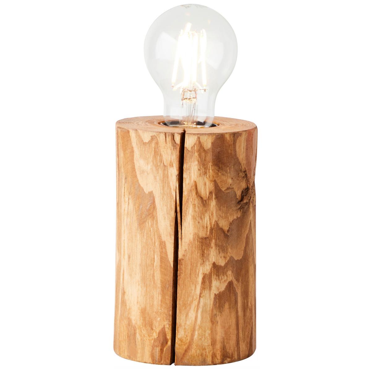 Tischleuchte Trabo Kieferfarben max. 25 Watt - Kieferfarben, Natur, Holz (10/15cm) - Brilliant