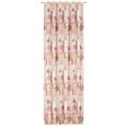 Schlaufenschal Patch Rosa/beige 140x250cm - Beige/Rosa, ROMANTIK / LANDHAUS, Textil (140/250cm) - Zandiara