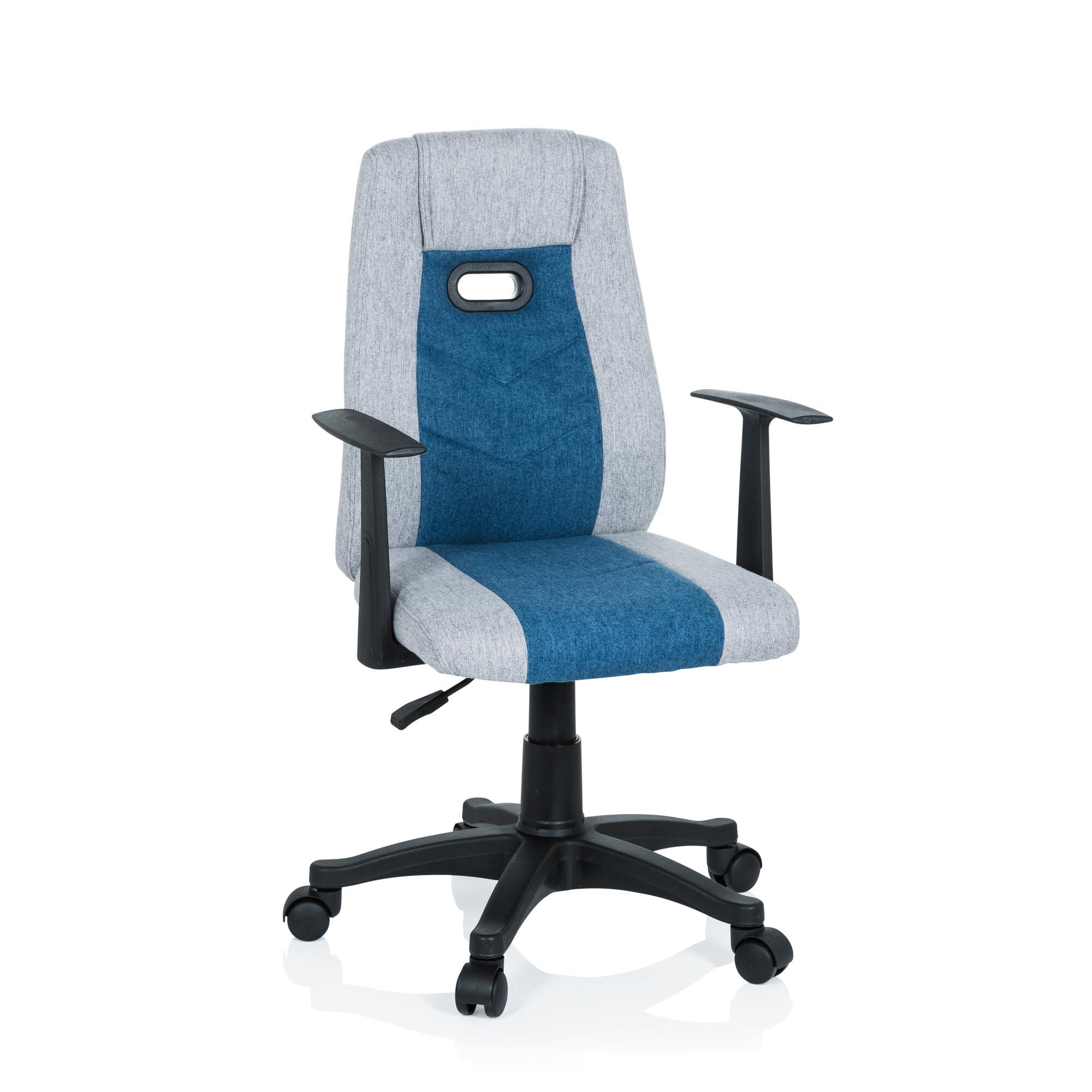 Mladinski Vrtljivi Stol Kiddy Extra, Siva, Modra - modra/siva, Basics, umetna masa (55/95-105/45cm) - MID.YOU