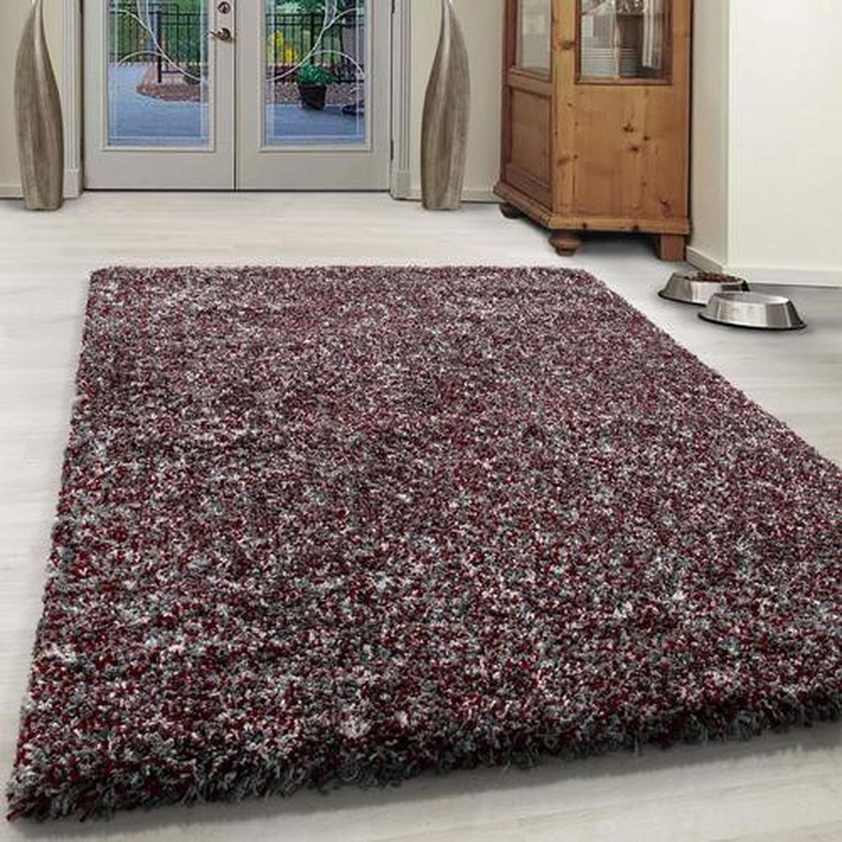 Hochflorteppich Enjoy Rot ca. 120x170cm - Rot, KONVENTIONELL, Textil (120/170cm) - Novel